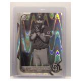 Henry Williams 2022 1st Bowman Chrome raywave ref.