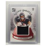 Jayden Higgins 2025 Donruss Rookie Sweater patch