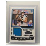 Bryce Young 2023 Contenders Rookie Ticket patch