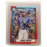 James Wood 2025 Topps '90 Chrome rookie mojo ref.