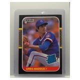 Greg Maddux 1987 Donruss rookie