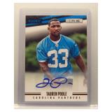 Tauren Poole 2012 Rookies & Stars auto /999