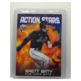 Brett Baty 2023 Topps Chrome Action Stars
