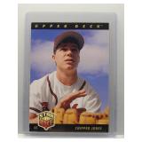 Chipper Jones 1992 Upper Deck Star Rookie