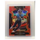 Tony Pollard 2025 Select Concourse rookie red