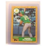 Mark McGwire 1987 Topps Rookie