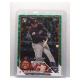Oscar Gonzalez 2023 Topps Update rookie green...