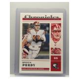 Brock Purdy 2022 Chronicles rookie