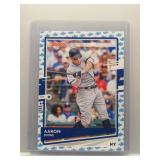 Aaron Judge 2020 Donruss fish foil