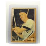Tony Kubek 1962 Topps
