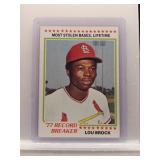 Lou Brock 1977 Topps Record Breaker