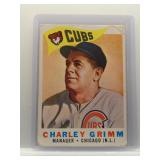 Charley Grimm 1960 Topps