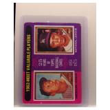 Mantle/Wills 1975 Topps 1962 MVP?s