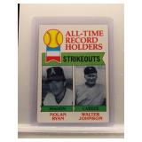 Ryan/Johnson 1979 Topps All Time Strikeouts