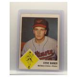 Steve Barber 1963 Fleer