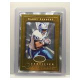 Barry Sanders 2000 Leaf Certified Gold Team