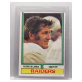 George Blanda 1974 Topps