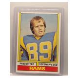 Fred Dryer 1974 Topps