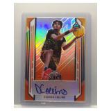 Daimion Collins 2022 Leaf Metal Orange Auto /7