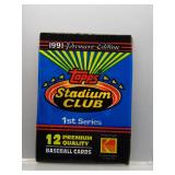 1991 Stadium Club Premiere Edition Baseball Pack