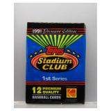 1991 Stadium Club Premiere Edition Baseball Pack