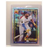 Jackson Chourio 2026 Topps Chrome Silver Mojo
