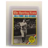 Babe Ruth 1976 Topps All Time All Star