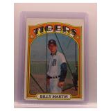 Billy Martin 1972 Topps