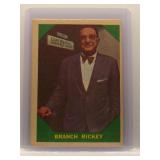 Branch Rickey 1960 Fleer