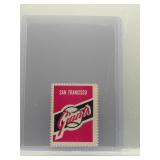 Giants Tm Stamp 1962 Topps Stamp