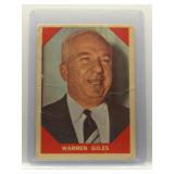 Warren Giles 1960 Fleer