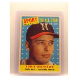 Eddie Mathews 1958 Topps All Star