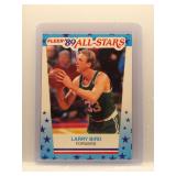 Larry Bird 1989 Fleer AS Stkr