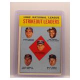 62 NL Strikeout Ld 1963 Topps...