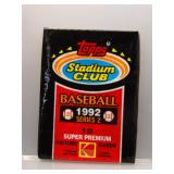 1992 Stadium Club Baseball Sealed Pack