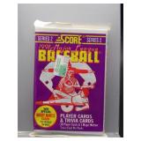 1991 Score Series 2 Baseball Sealed Pack