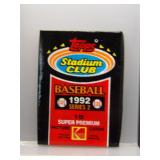1992 Stadium Club Baseball Sealed Pack