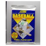 1992 Score Baseball Sealed Pack