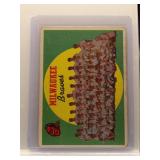 Braves Tm Card 1959 Topps Aaron/Mathews