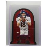 Peyton Manning 2014 Crown Royale Die Cut Red