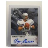 Roger Staubach 2024 Leaf Silver Auto /49