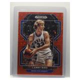 Larry Bird 2022 Prizm DP Red Disco