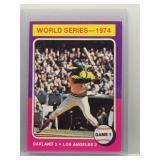 Reggie Jackson 1975 Topps World Series