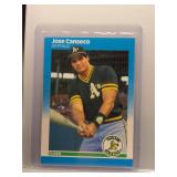 Jose Canseco 1987 Fleer