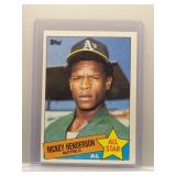 Rickey Henderson 1985 Topps All-Star
