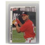 Albert Pujols 2000 MiLB Multi-Ad Sports Peoria...