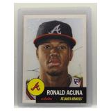Ronald Acuna, Jr. 2018 Topps Heritage Rookie