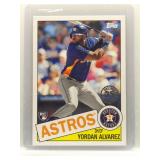 Yordan Alvarez 2020 Topps Rookie 1985 style