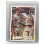 Keith Hernandez and Lou Brock 1975 SSPC