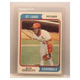 Bob Gibson 1974 Topps